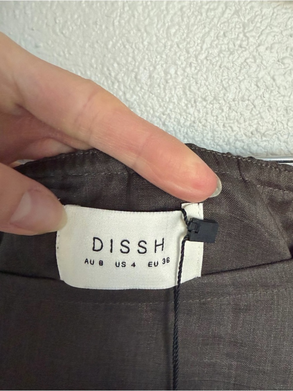 Dissh Kai petrol ramie midi skirt NWT - Picture 6 of 7